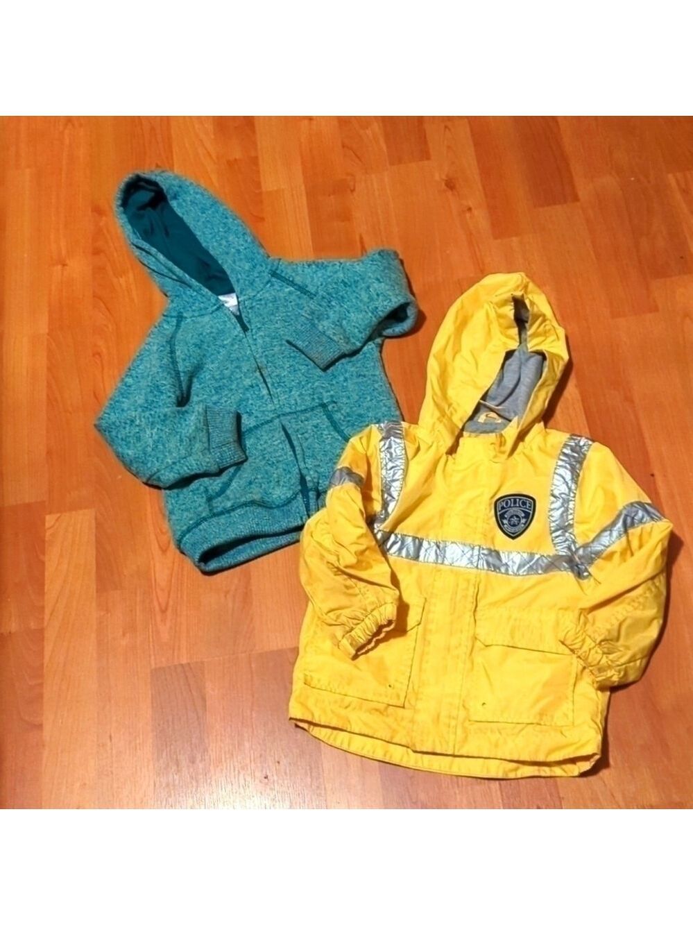 Carter's Police Raincoat 3T Gymboree Fleece Hoodie 2T Teal